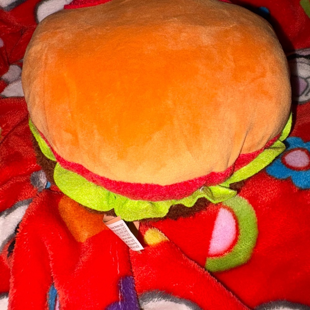 NEW! ZURU FUGGLER x FUGGALICIOUS | Hamburger! 9" Plush RARE QUICK SHIP - Picture 5 of 6